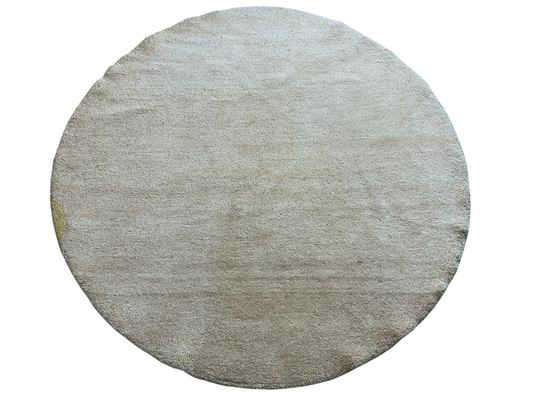 Moderner Gabbeh Teppich handgeknüpft rund ca. 152 cm