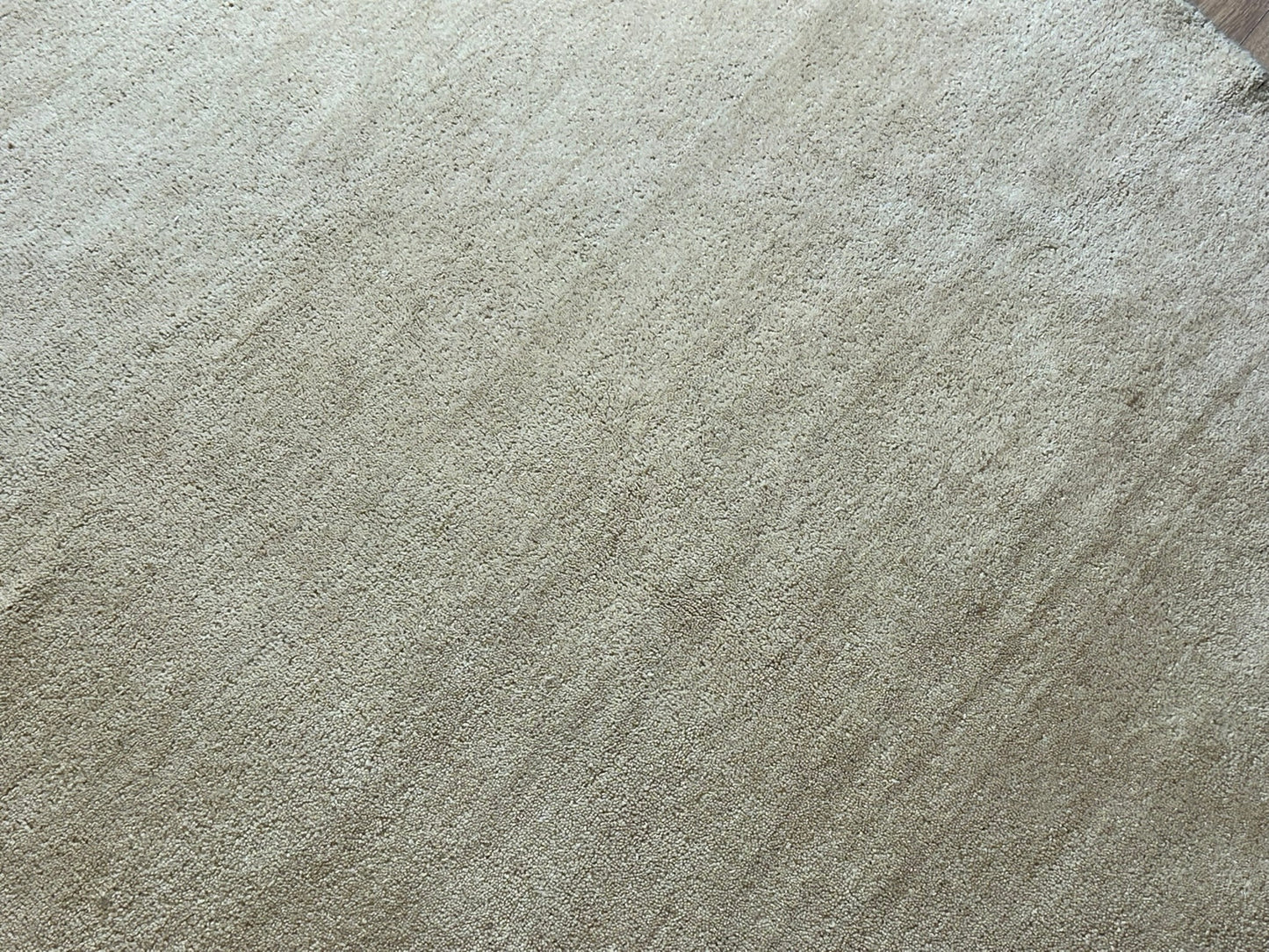 Moderner Gabbeh Teppich handgeknüpft rund ca. 152 cm