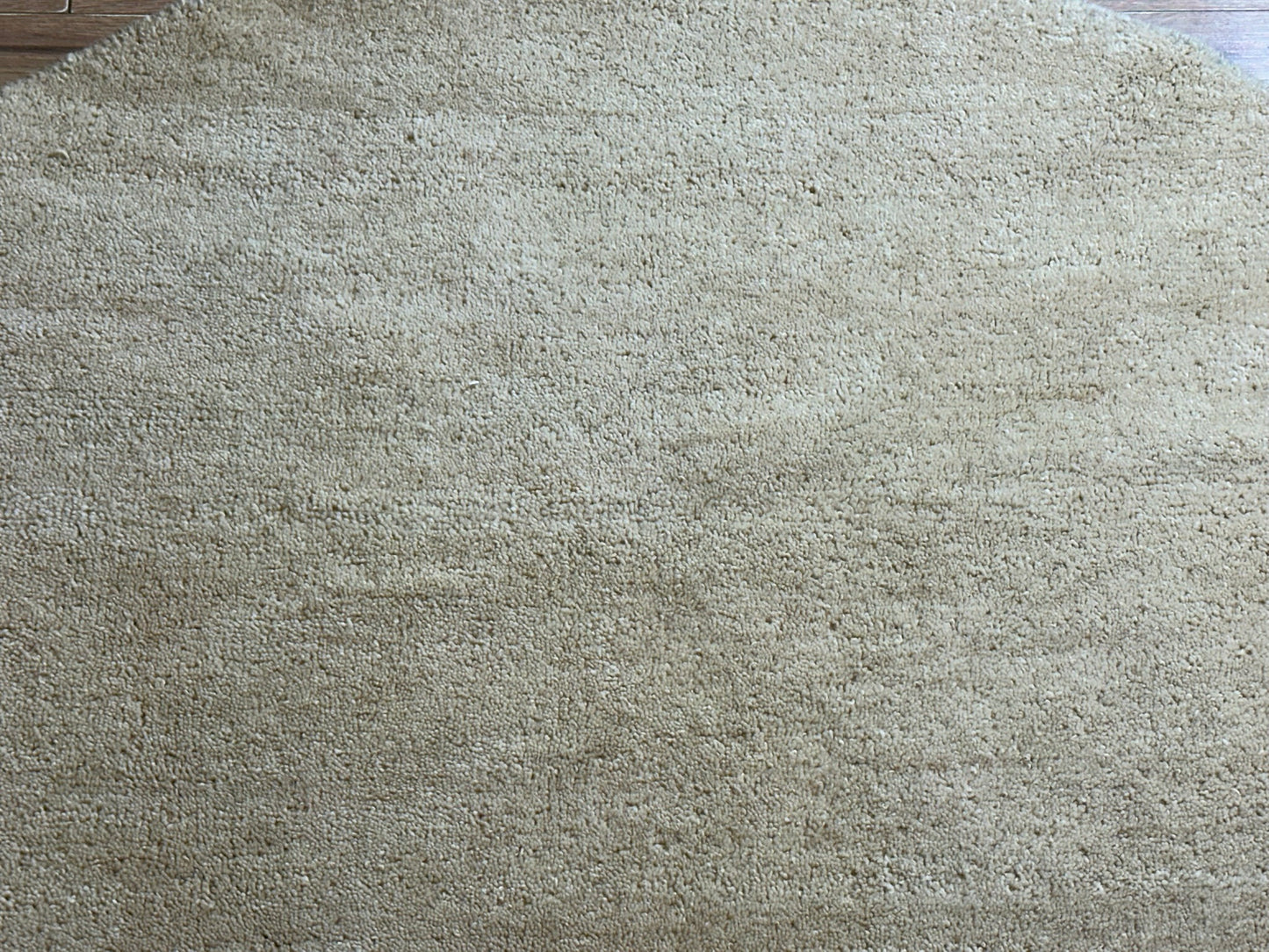 Moderner Gabbeh Teppich handgeknüpft rund ca. 152 cm