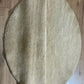 Moderner Gabbeh Teppich handgeknüpft rund ca. 152 cm