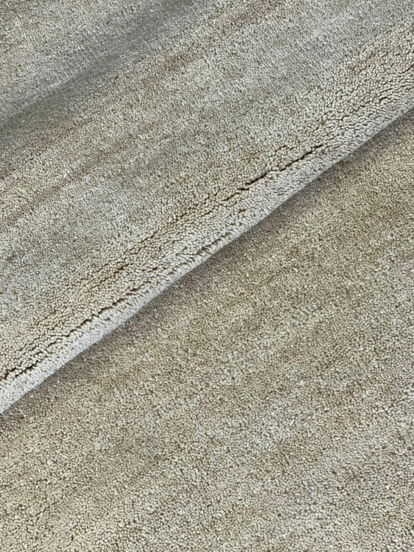 Moderner Gabbeh Teppich handgeknüpft rund ca. 152 cm