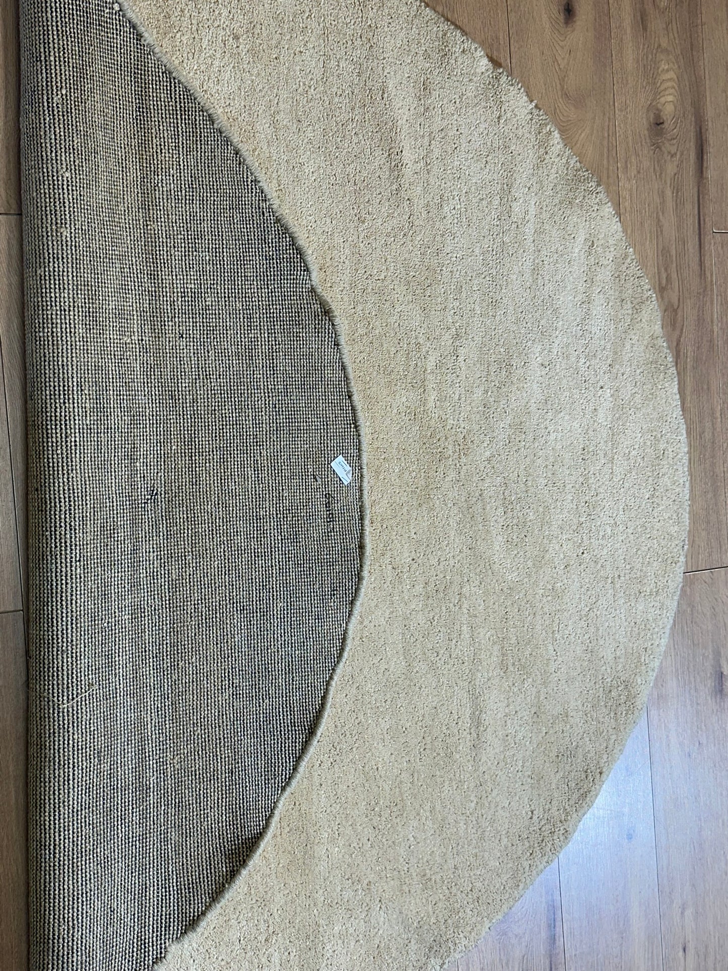 Moderner Gabbeh Teppich handgeknüpft rund ca. 152 cm
