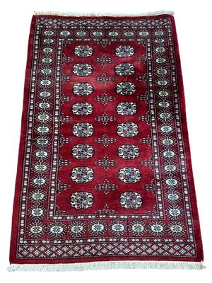 Orientteppich handgeknüpft Jomut Buchara 148x96 cm