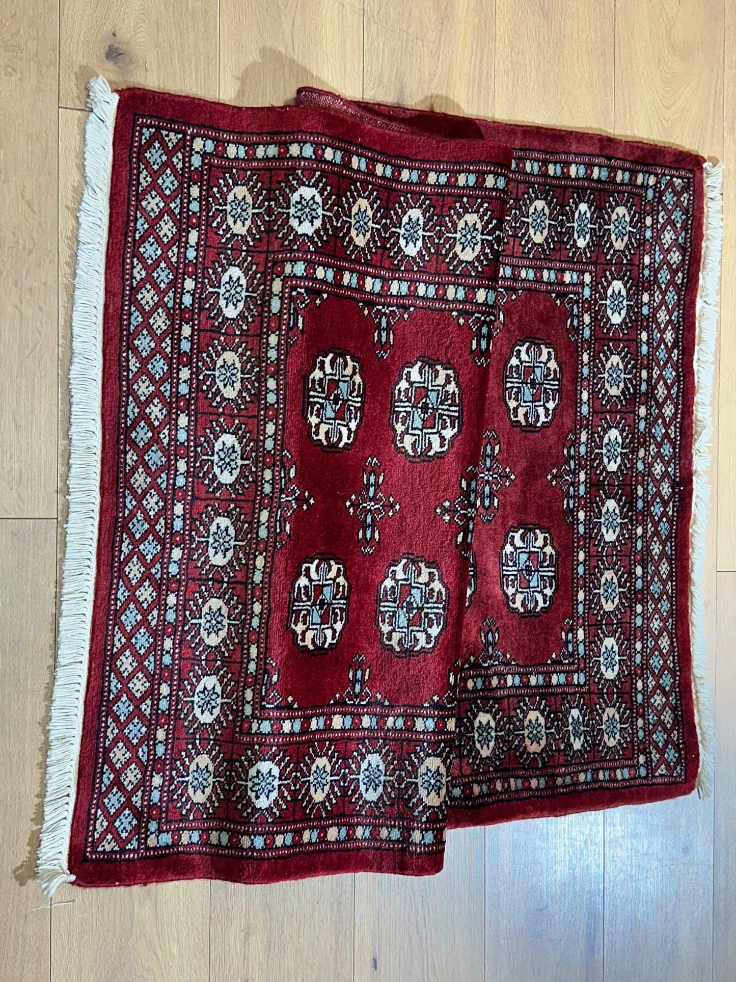 Orientteppich handgeknüpft Jomut Buchara 148x96 cm