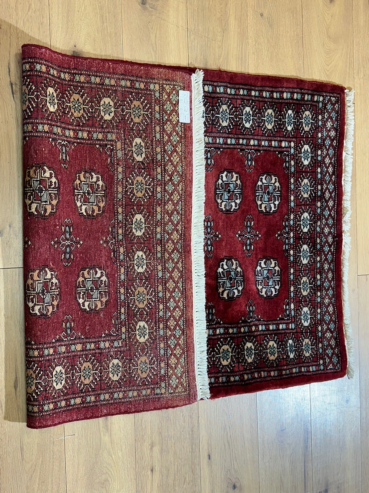 Orientteppich handgeknüpft Jomut Buchara 148x96 cm