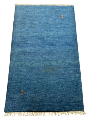 Moderner Gabbeh Teppich handgeknüpft 160x90 cm