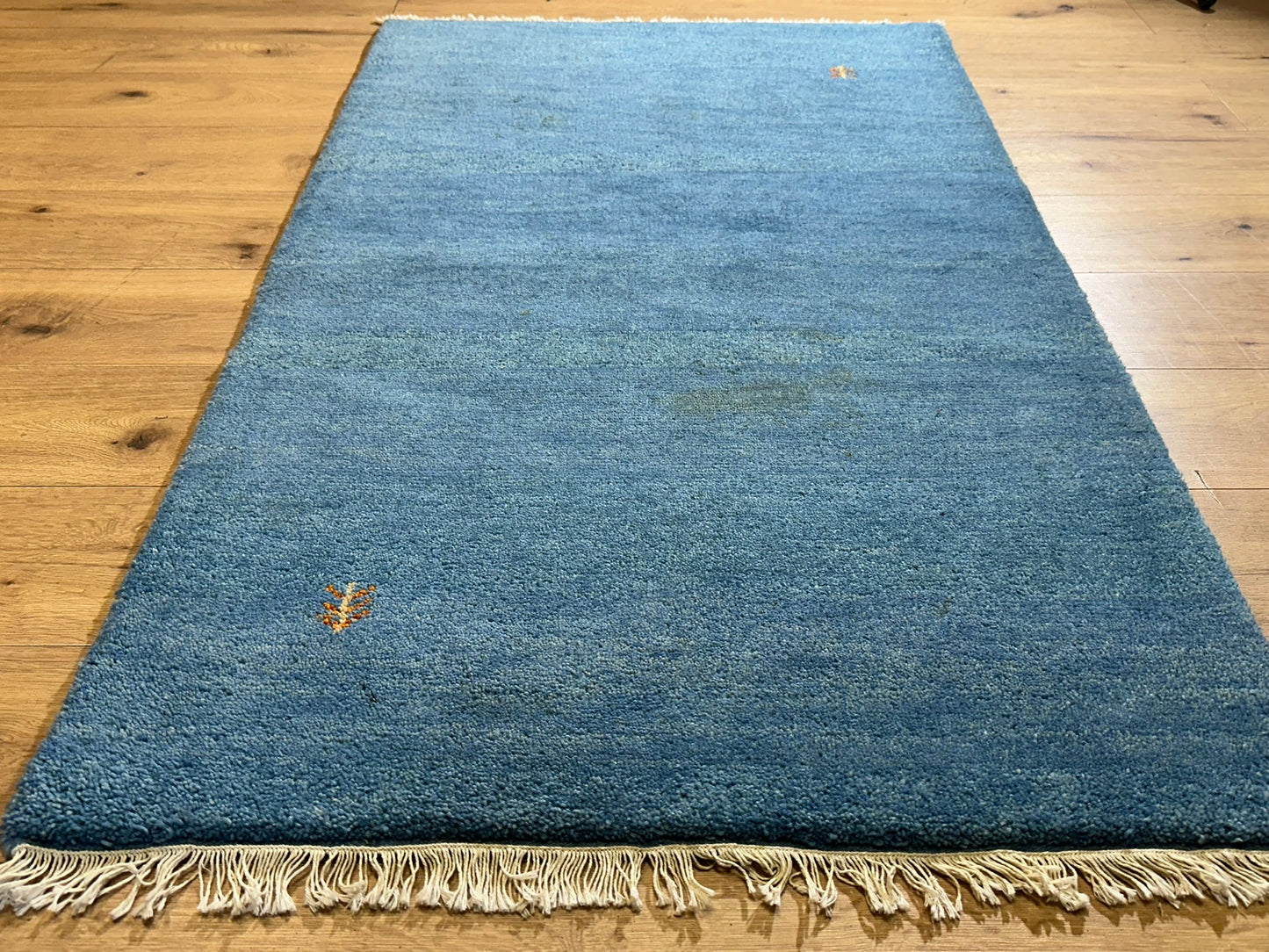 Moderner Gabbeh Teppich handgeknüpft 160x90 cm