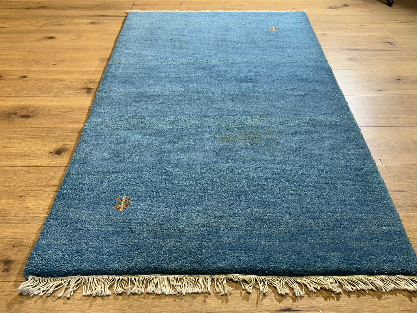 Moderner Gabbeh Teppich handgeknüpft 160x90 cm