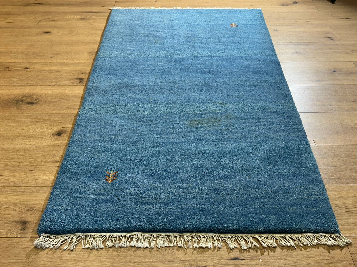 Moderner Gabbeh Teppich handgeknüpft 160x90 cm
