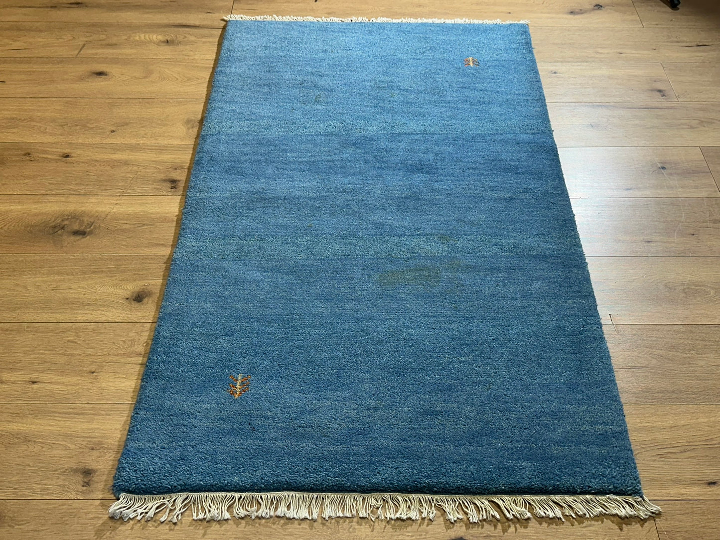 Moderner Gabbeh Teppich handgeknüpft 160x90 cm