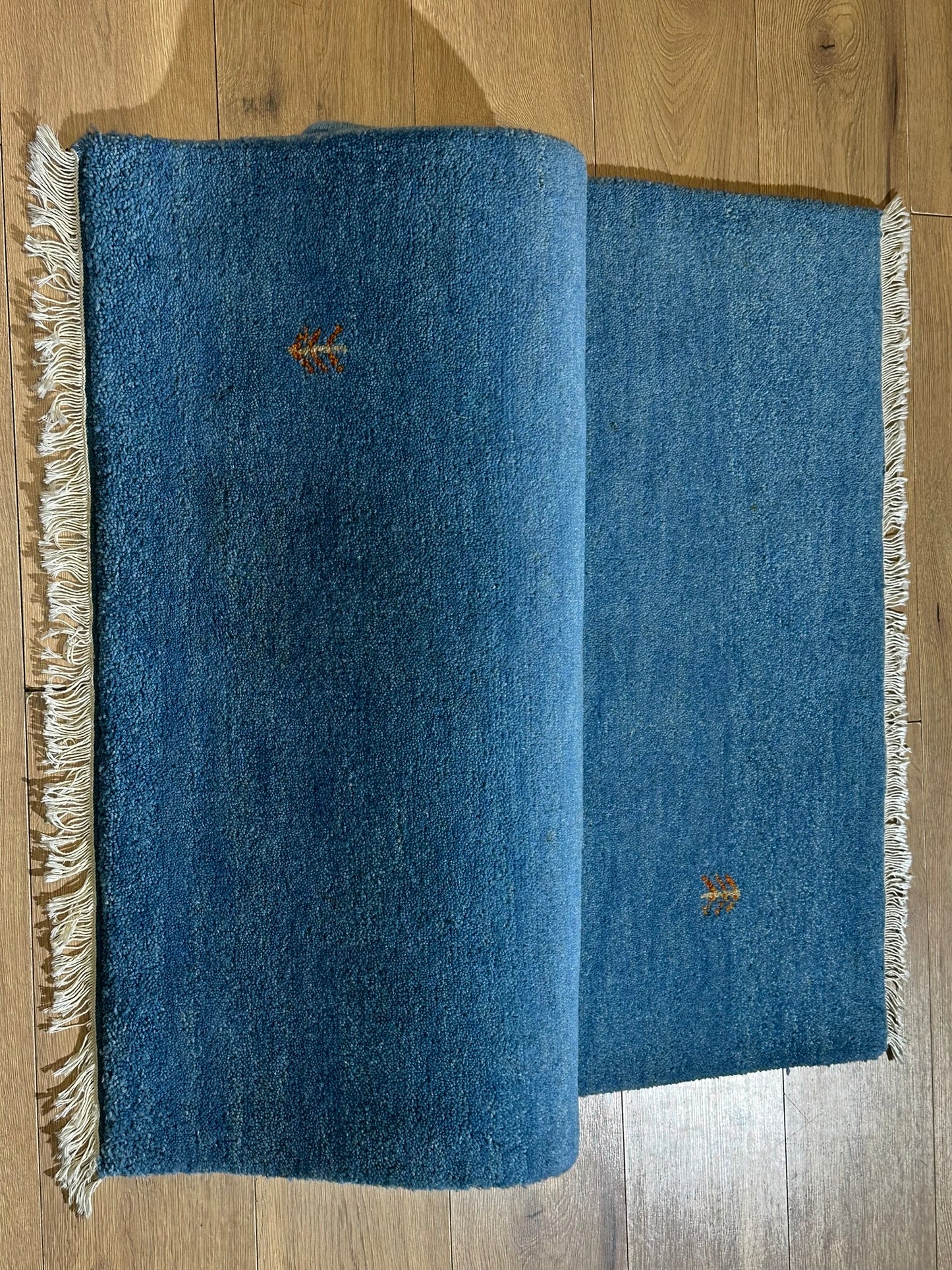 Moderner Gabbeh Teppich handgeknüpft 160x90 cm