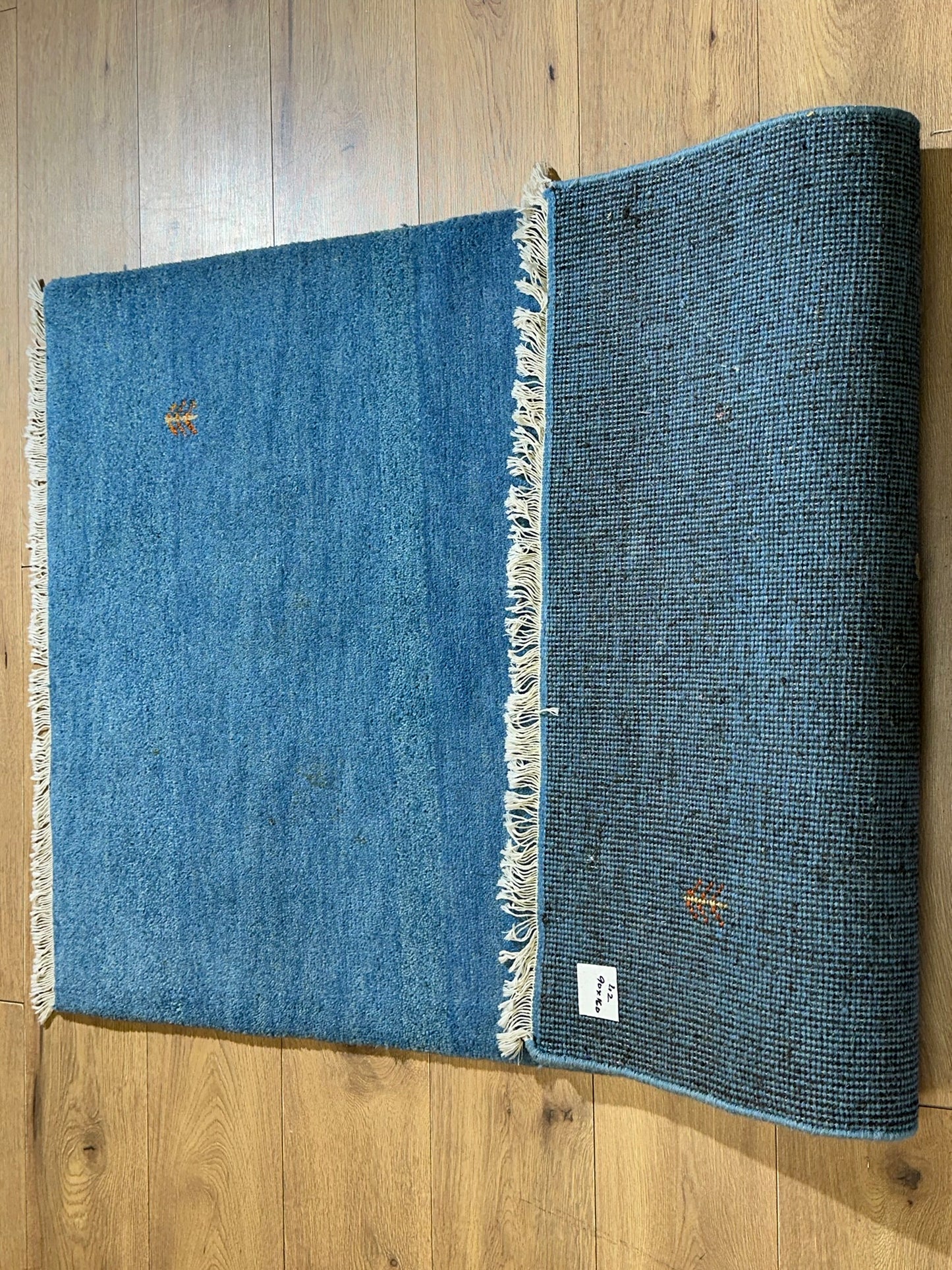 Moderner Gabbeh Teppich handgeknüpft 160x90 cm