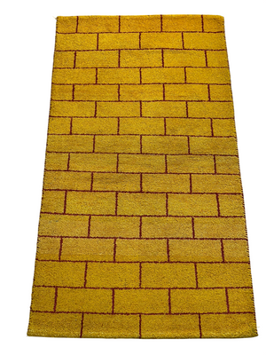 Moderner Gabbeh Teppich handgeknüpft 160x90 cm