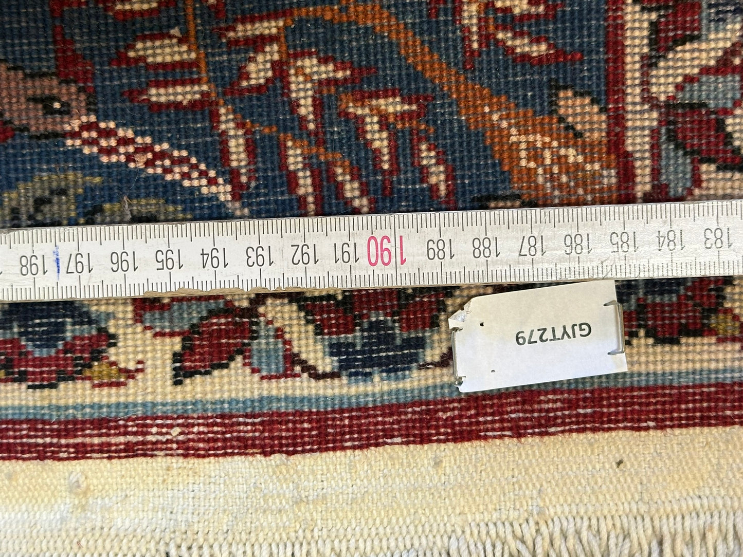 Orientteppich handgeknüpft Semi Antik Isfahan Lebensbaum 170x108 cm