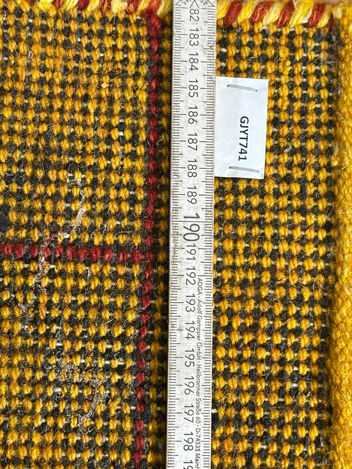 Moderner Gabbeh Teppich handgeknüpft 160x90 cm