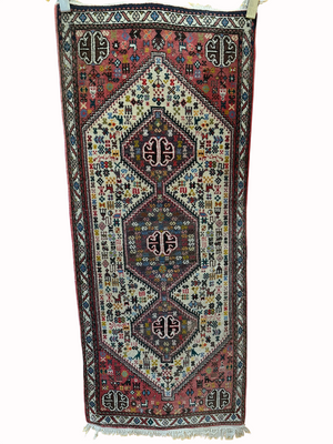 Orientteppich handgeknüpft Abadeeh 160x65 cm