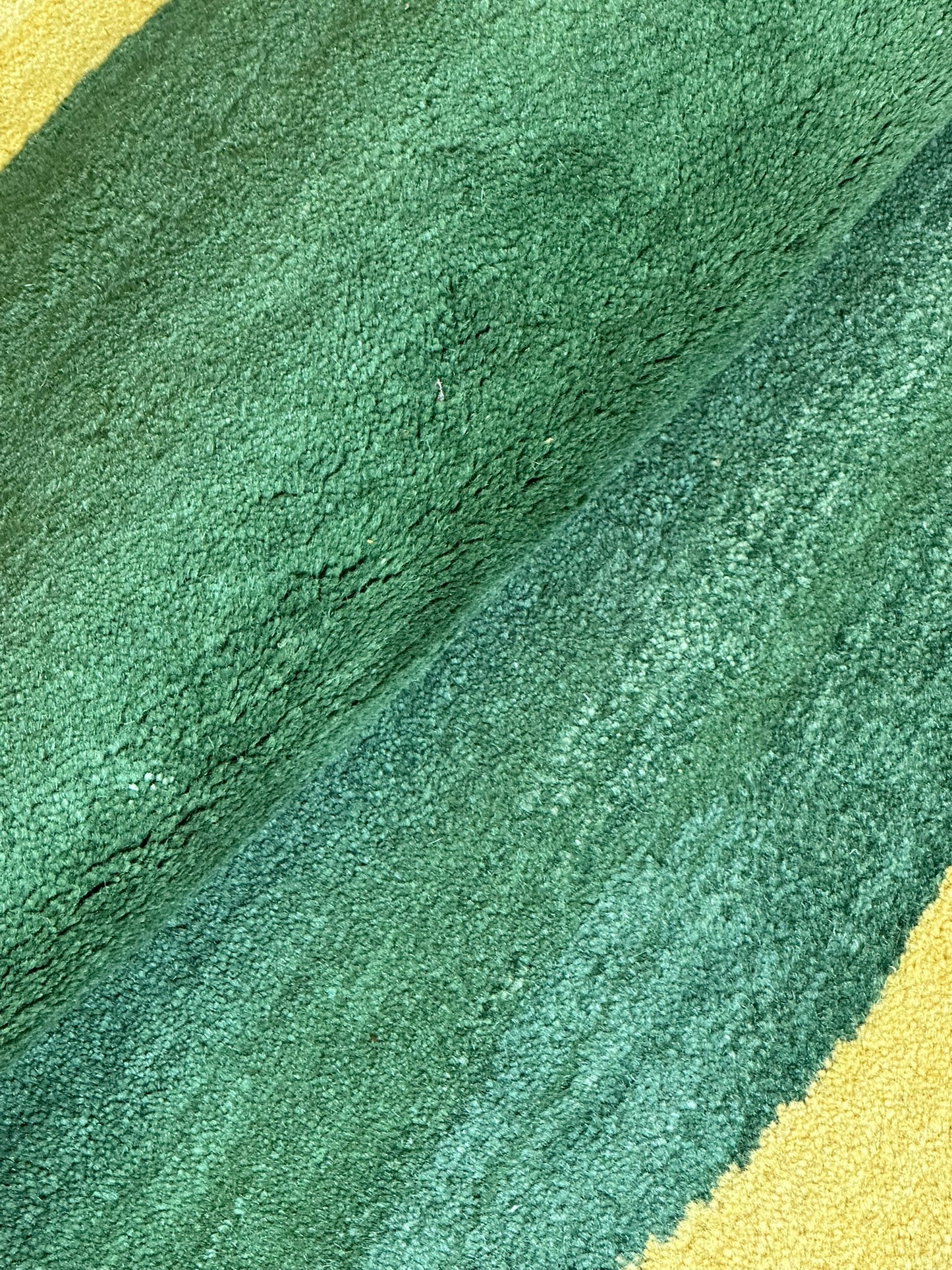 Moderne Gabbeh Teppich Rund Indisch Handgeknüpft Ø 150 cm