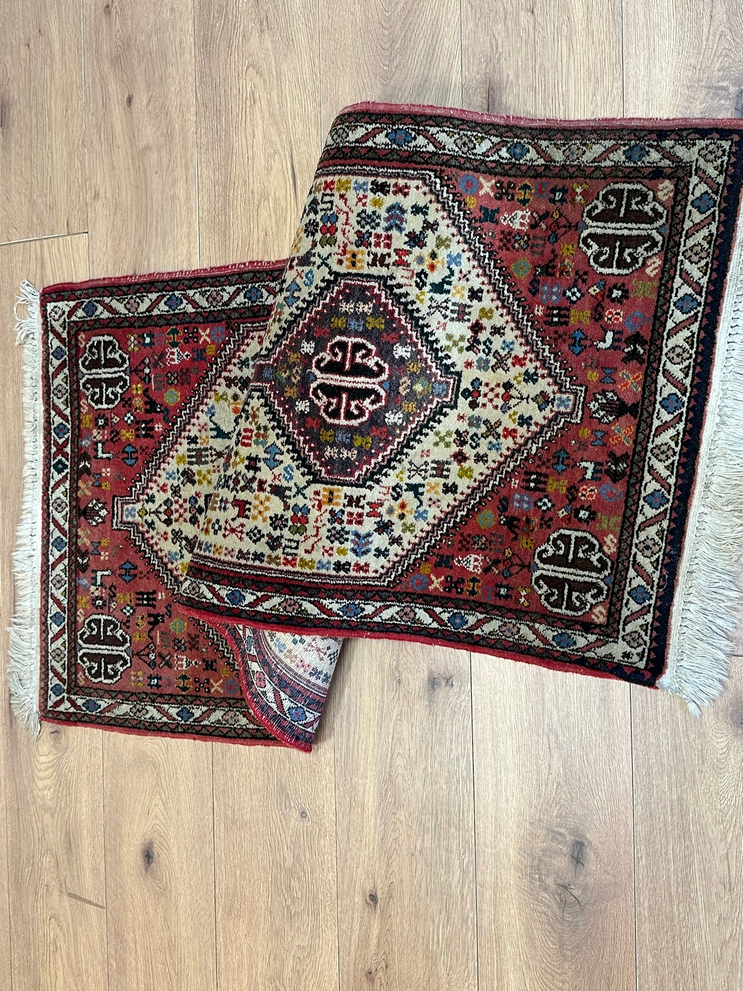 Orientteppich handgeknüpft Abadeeh 160x65 cm