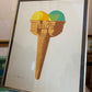 Amerikanischer Pop Art (1977) Original Grafik Sam"s Eis Auflage 1/100