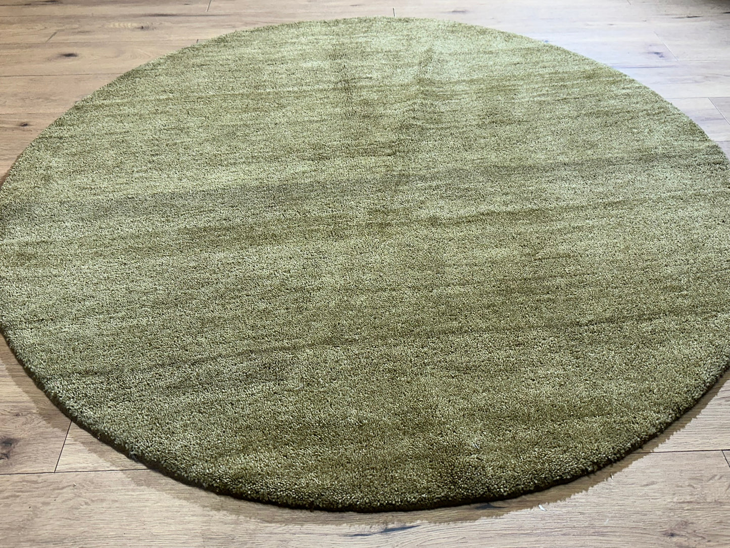 Moderner Gabbeh Teppich handgeknüpft rund ca. 150 cm