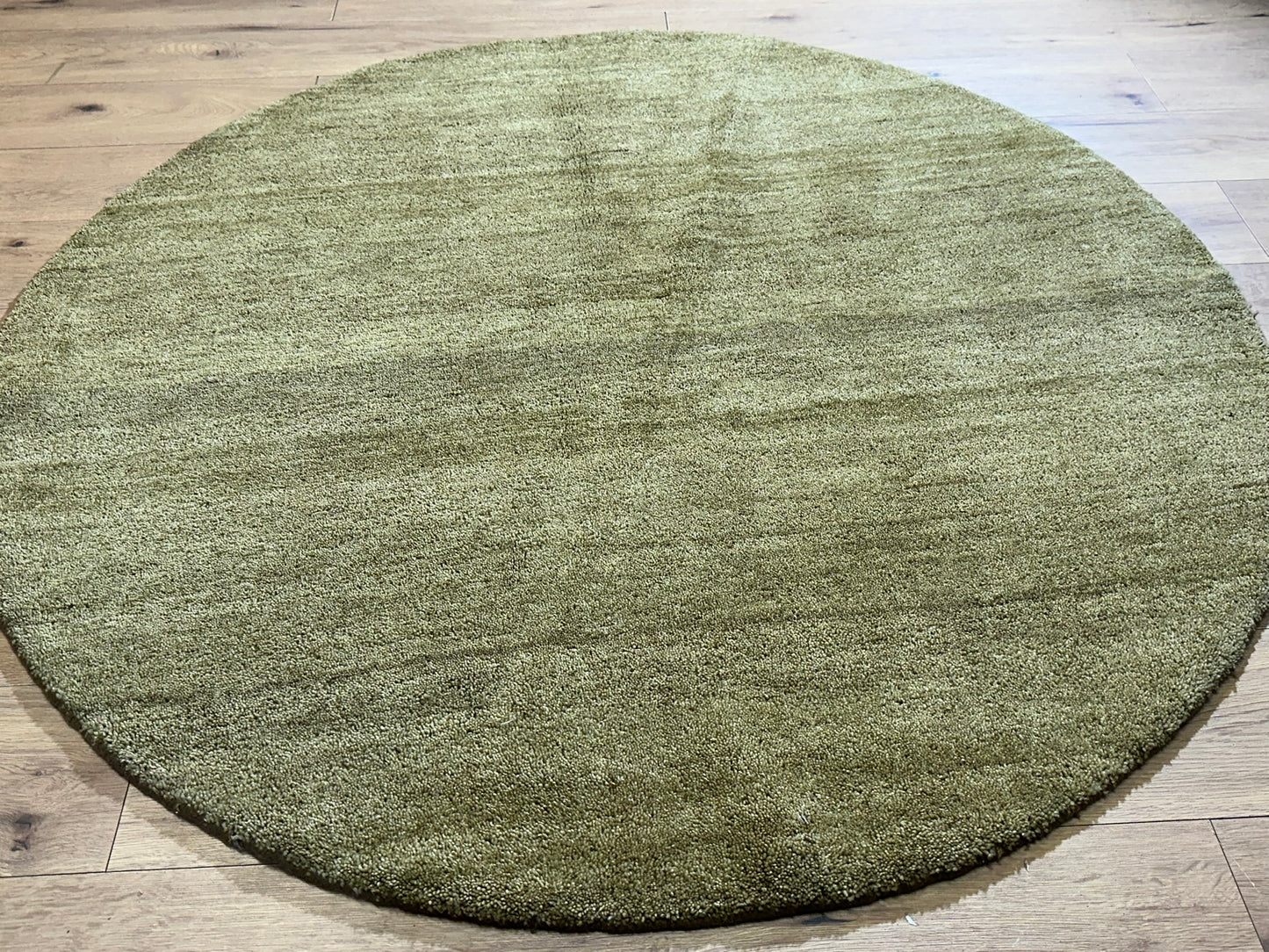 Moderner Gabbeh Teppich handgeknüpft rund ca. 150 cm