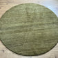Moderner Gabbeh Teppich handgeknüpft rund ca. 150 cm