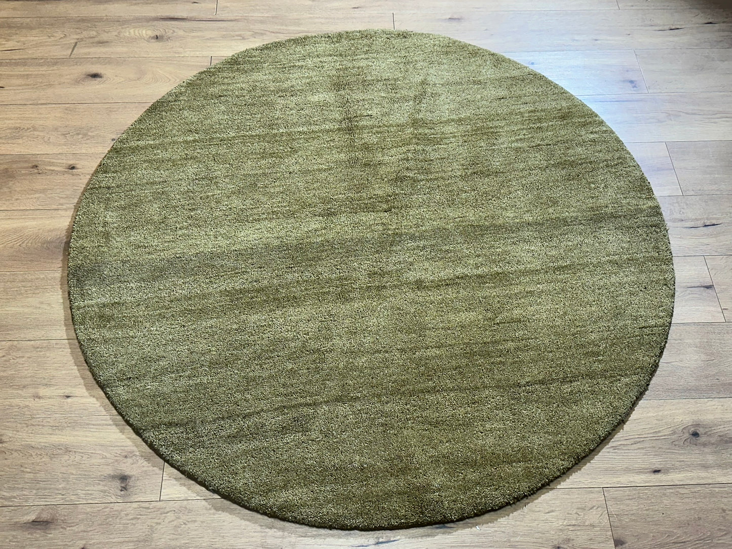 Moderner Gabbeh Teppich handgeknüpft rund ca. 150 cm