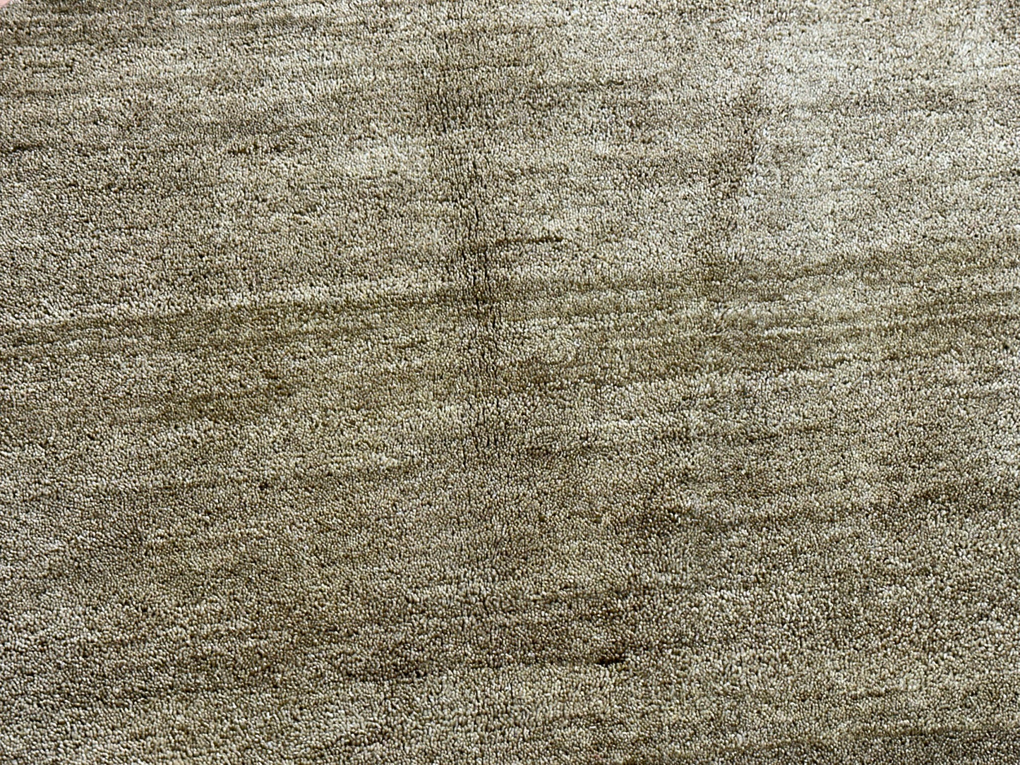 Moderner Gabbeh Teppich handgeknüpft rund ca. 150 cm