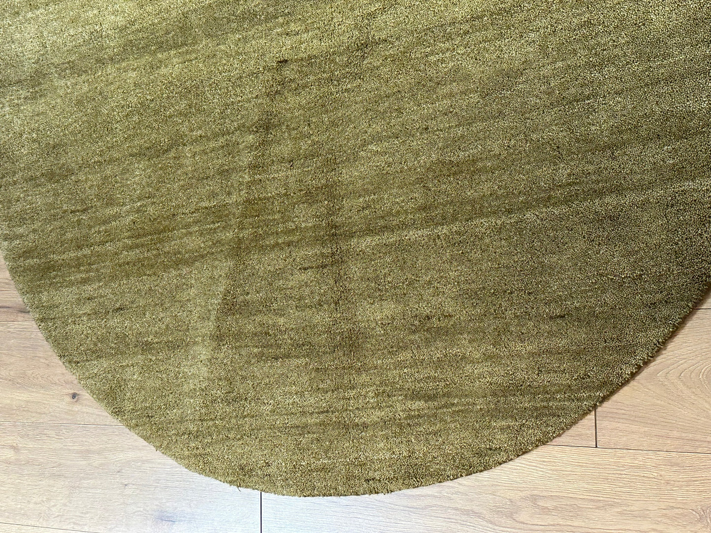Moderner Gabbeh Teppich handgeknüpft rund ca. 150 cm
