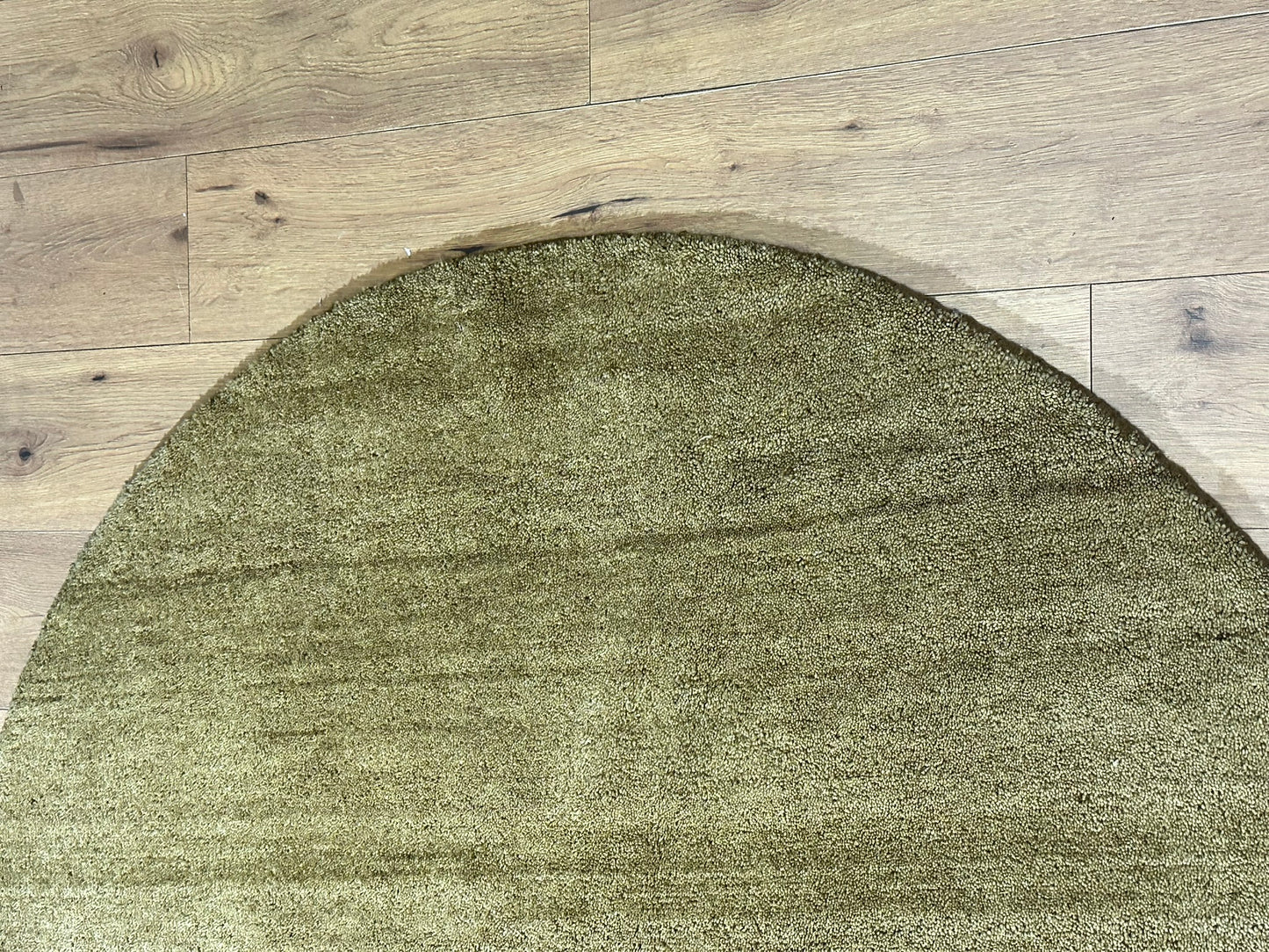 Moderner Gabbeh Teppich handgeknüpft rund ca. 150 cm