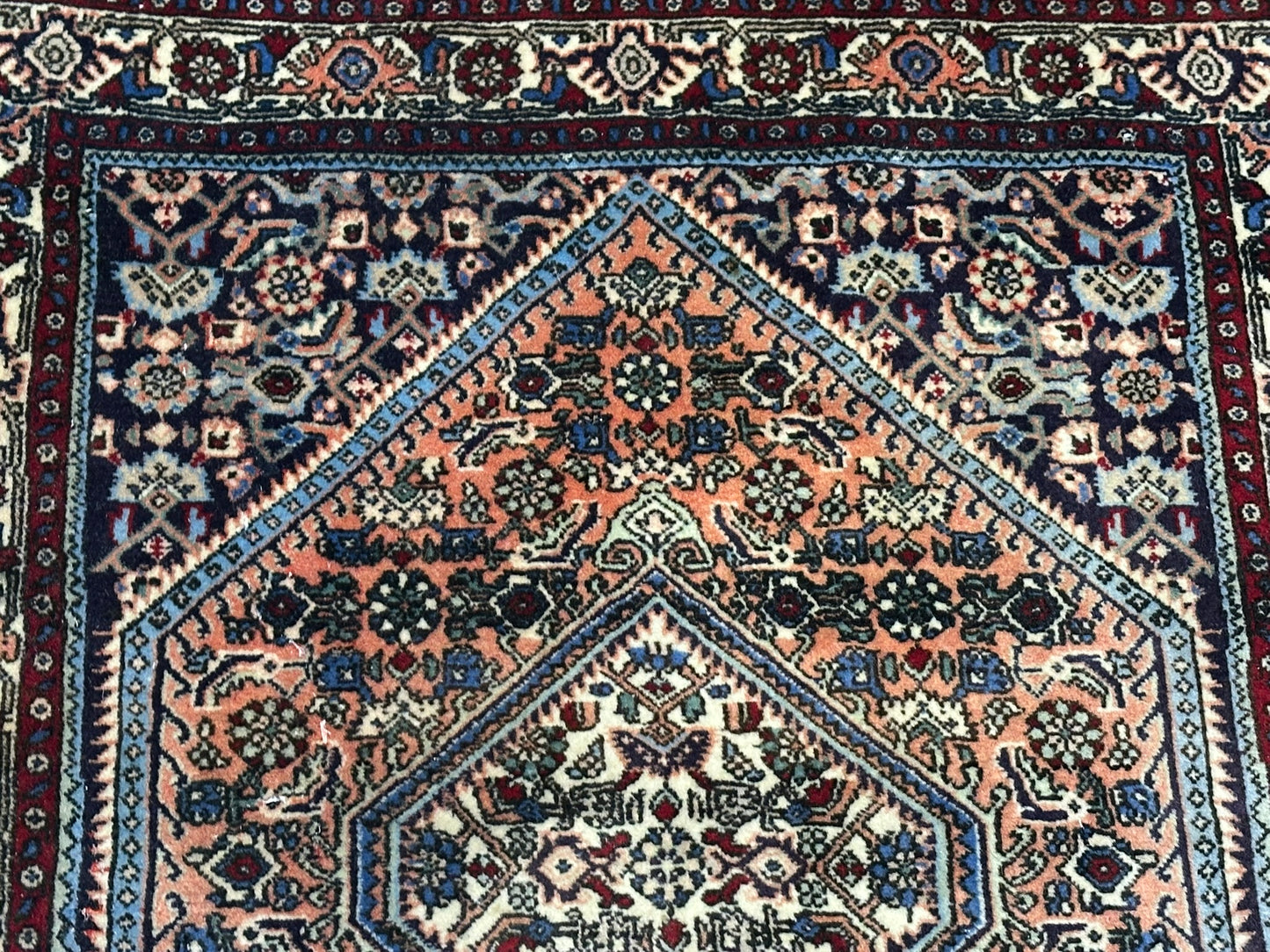 Orientteppich handgeknüpft Bidjar 85x65 cm