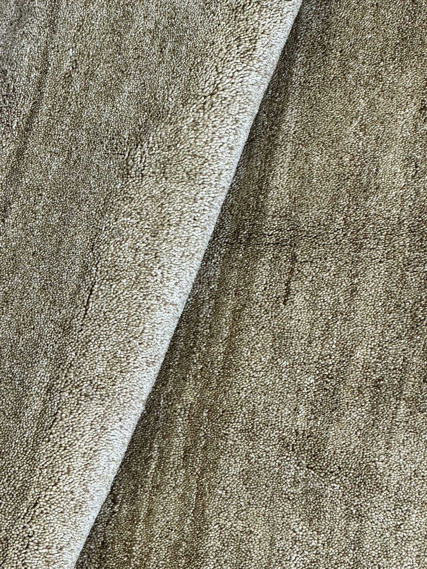 Moderner Gabbeh Teppich handgeknüpft rund ca. 150 cm