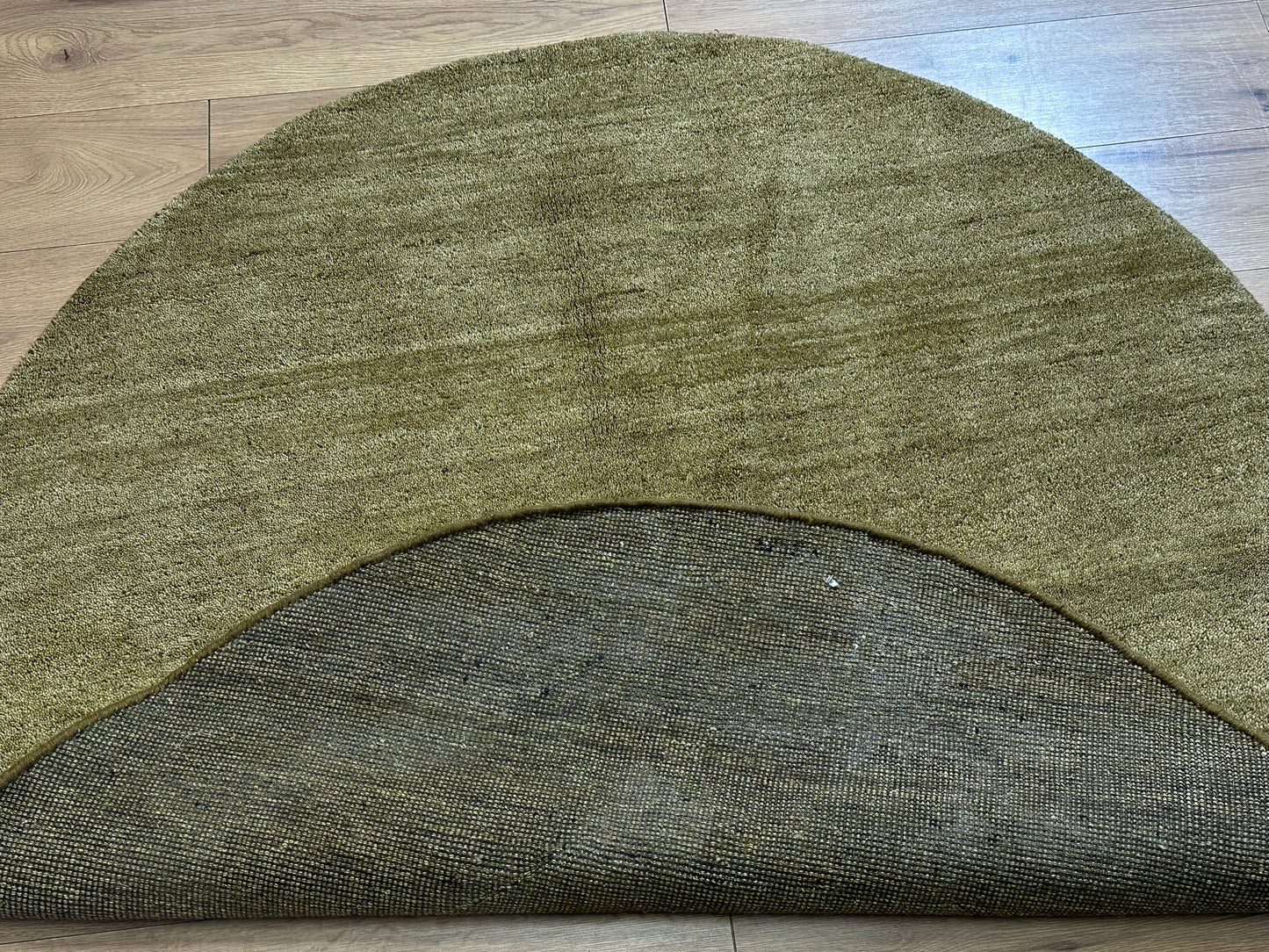 Moderner Gabbeh Teppich handgeknüpft rund ca. 150 cm