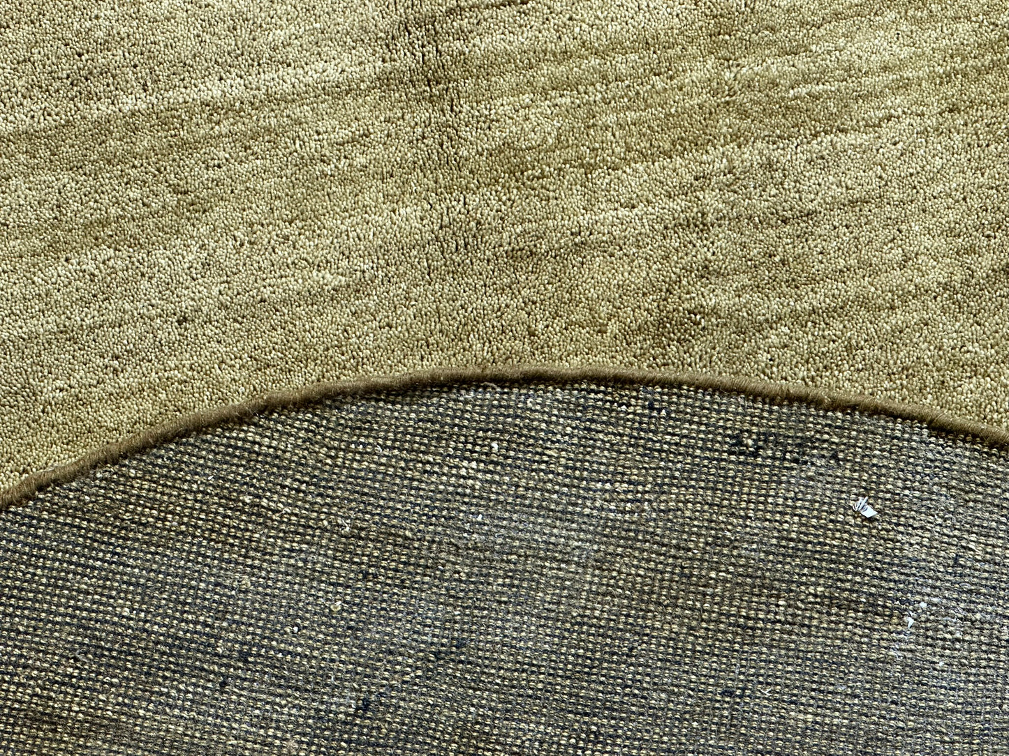 Moderner Gabbeh Teppich handgeknüpft rund ca. 150 cm
