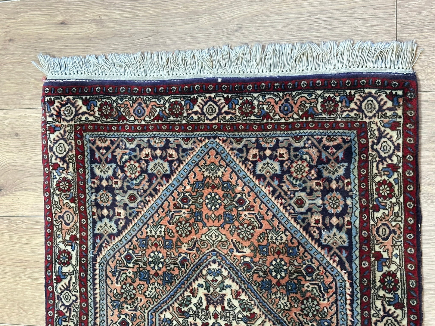 Orientteppich handgeknüpft Bidjar 85x65 cm