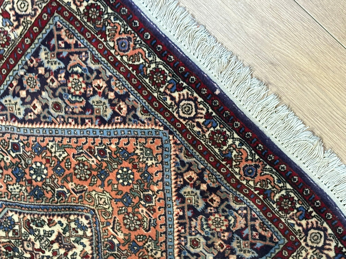 Orientteppich handgeknüpft Bidjar 85x65 cm