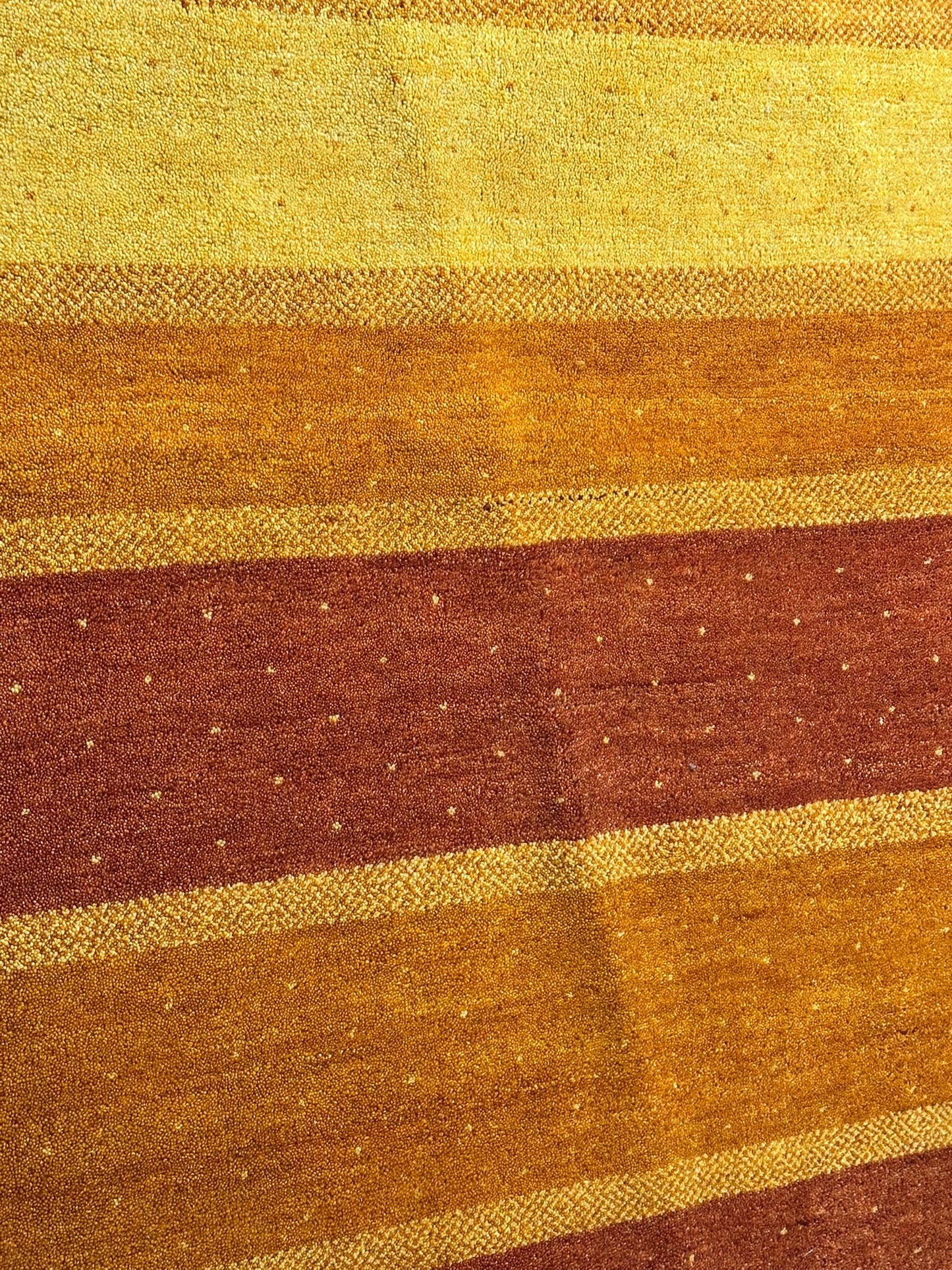 Moderner Gabbeh Teppich handgeknüpft rund ca. 150 cm