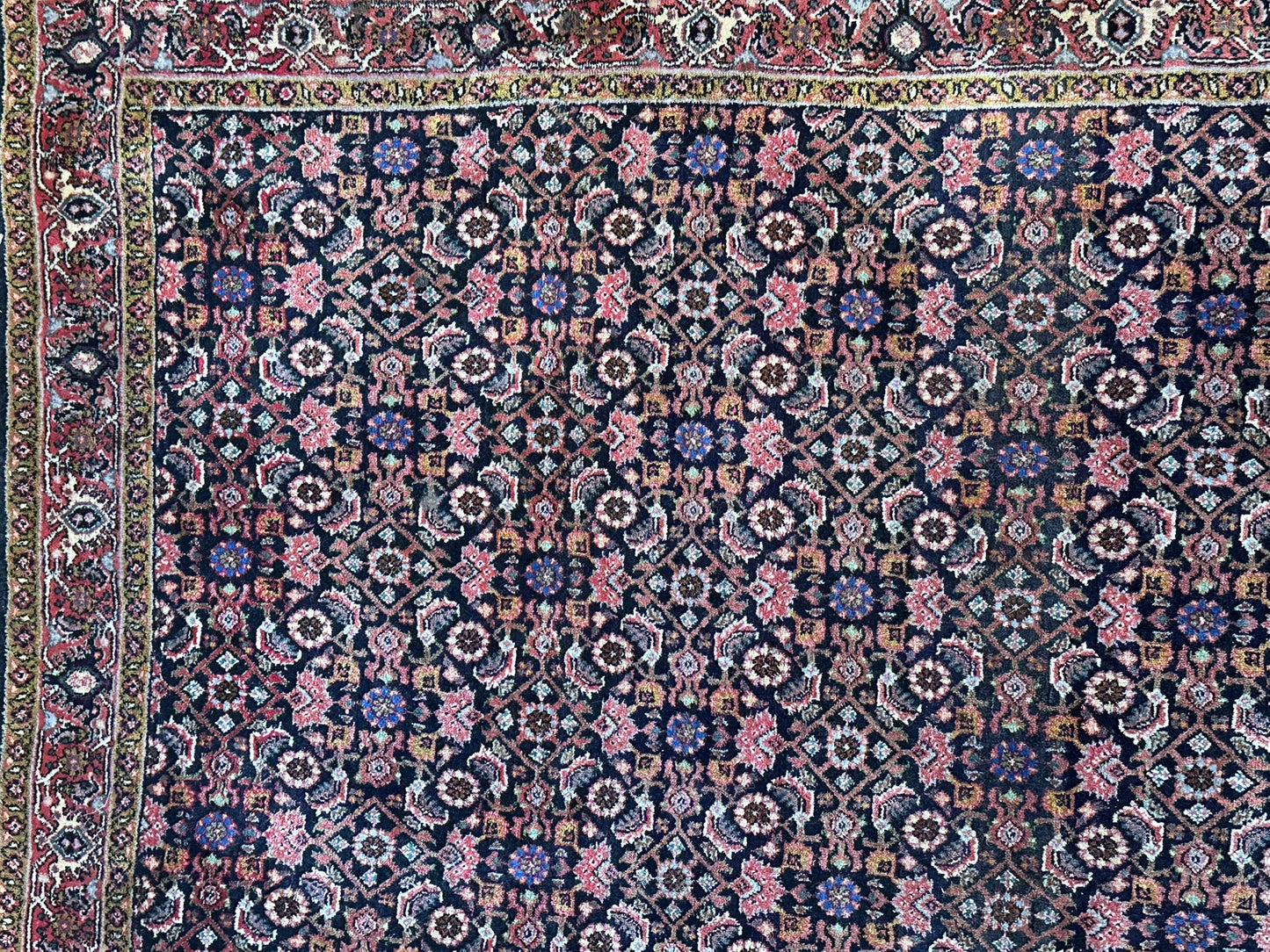 Orientteppich handgeknüpft Bidjar 170x112 cm