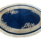 China Art Deco Teppich handgeknüpft oval 195x128 cm