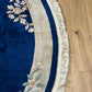 China Art Deco Teppich handgeknüpft oval 195x128 cm