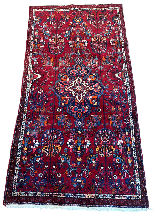 Orientteppich handgeknüpft Hamadan Jugendstil 225x120 cm