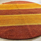 Moderner Gabbeh Teppich handgeknüpft rund ca. 150 cm