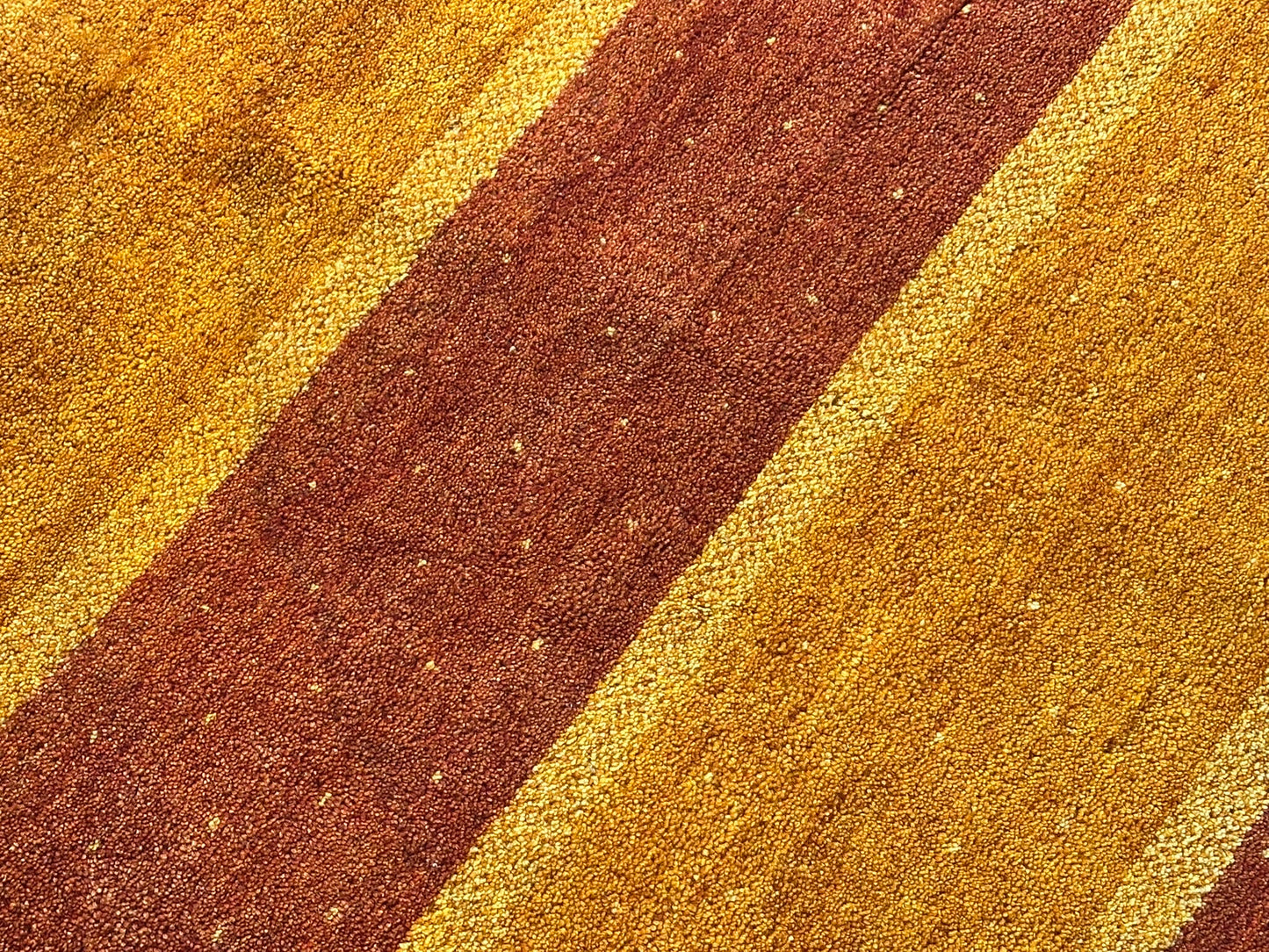Moderner Gabbeh Teppich handgeknüpft rund ca. 150 cm