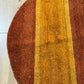 Moderner Gabbeh Teppich handgeknüpft rund ca. 150 cm