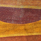Moderner Gabbeh Teppich handgeknüpft rund ca. 150 cm