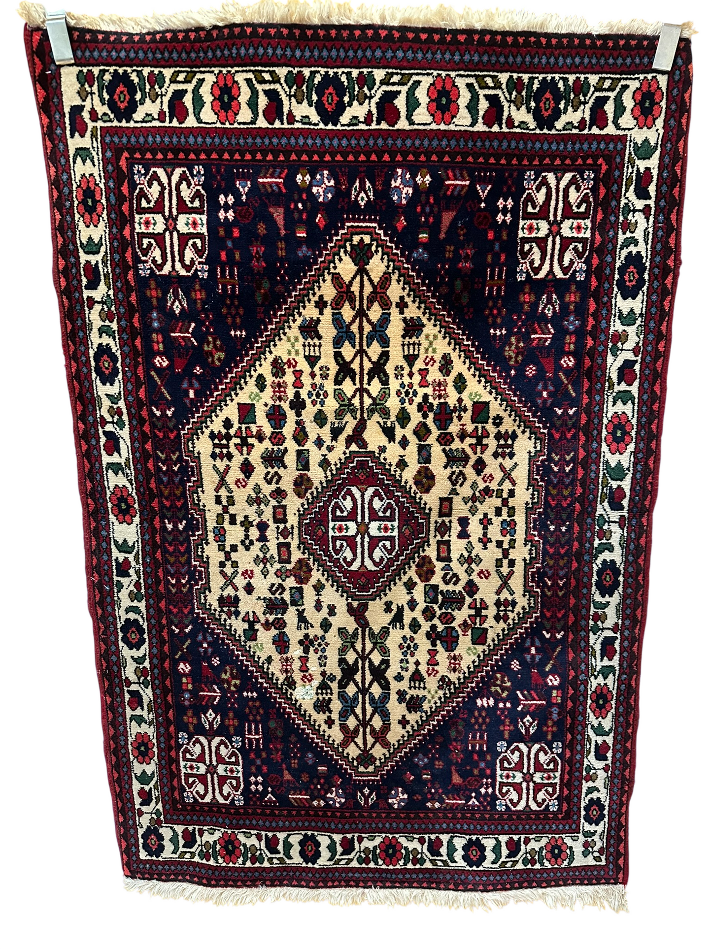 Orientteppich handgeknüpft Abadeeh 155x103 cm