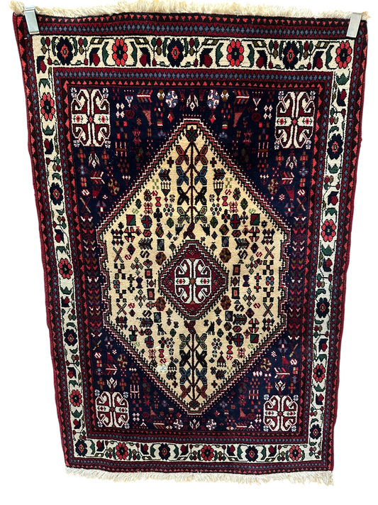 Orientteppich handgeknüpft Abadeeh 155x103 cm