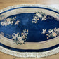China Art Deco Teppich handgeknüpft oval 160x90 cm