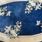 China Art Deco Teppich handgeknüpft oval 160x90 cm