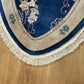 China Art Deco Teppich handgeknüpft oval 160x90 cm